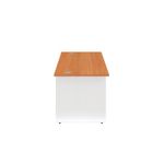 Jemini Rect Panel End Desk Beech/Wht