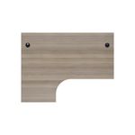 Jemini Rdl Lh Desk Panel Grey Oak