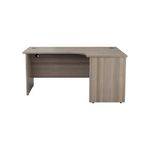 Jemini Rdl Rh Desk Panel Grey Oak