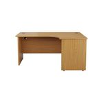 Jemini Rdl Rh Desk Panel Nova Oak