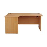 Jemini Rdl Lh Desk Panel Beech