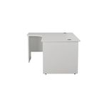 Jemini Rdl Lh Desk Panel White