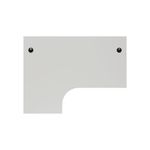 Jemini Rdl Lh Desk Panel White