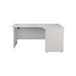 Jemini Rdl Rh Desk Panel White