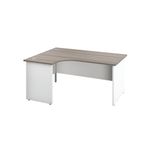 Jemini Switch Rdl Lh Desk Grey Oak