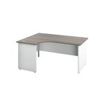 Jemini Switch Rdl Lh Desk Grey Oak
