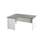 Jemini Switch Rdl Lh Desk Grey Oak