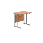 Jemini Double Upright Rect Desk Bch