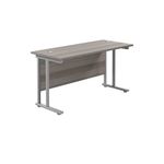 Jemini Rect Cant Desk 1200 G/Oak
