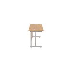 Jemini Rect Cant Desk 1200 N/Oak