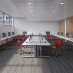 Jemini Rect Cant Desk 1200 Wht