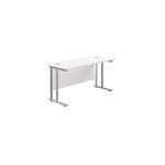 Jemini Rect Cant Desk 1400X600 Wht