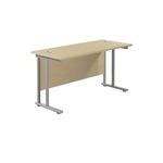 Jemini Rect Cant Desk 1400X600 Mple