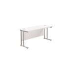 Jemini Rect Cant Desk 1600X600 Wht