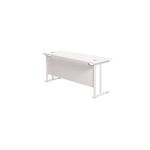 Jemini Rect Cant Desk 1600X600 Wht