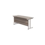 Jemini Rect Cant Desk 1800X600 G/Oak