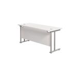 Jemini Rect Cant Desk 1800X600 Wht