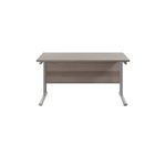 Jemini Rect Cant Desk 1200 G/Oak