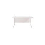 Jemini Rect Cant Desk 1200 Wht/Wht