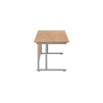 Jemini Rect Cant Desk 1400X800 N/Oak