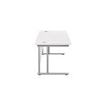 Jemini Rect Cant Desk 1600X800 Wht