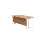 Jemini Rect Cant Desk 1600X800 N/Oak