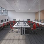 Jemini Rect Cant Desk 1600X800 N/Oak