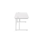 Jemini Rect Cant Desk 1600X800 Wht