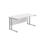 Jemini Rect Cant Desk 1800X800 Wht