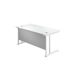 Jemini Rect Cant Desk 1800X800 Wht