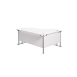 Jemini Rdl Lh Cant Desk 1600Mm White