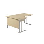 Jemini Rdl Lh Cantilever Desk Maple