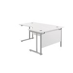 Jemini Rdl Rh Cantilever Desk White