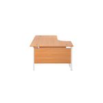 Jemini Rdl Lh Cantilever Desk Beech