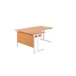 Jemini Rdl Lh Cantilever Desk Beech