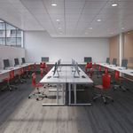 Jemini Rdl Lh Cantilever Desk N/Oak