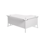 Jemini Rdl Lh Cantilever Desk White