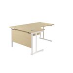 Jemini Rdl Lh Cantilever Desk Maple
