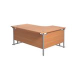 Jemini Rdl Lh Cantilever Desk Beech