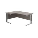 Jemini Rdl Lh Cantilever Desk G/Oak