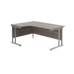 Jemini Rdl Lh Cantilever Desk G/Oak