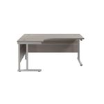 Jemini Rdl Lh Cantilever Desk G/Oak