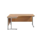 Jemini Rdl Lh Cantilever Desk N/Oak