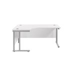 Jemini Rdl Lh Cantilever Desk White