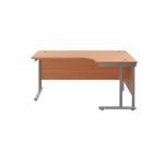 Jemini Rdl Rh Cantilever Desk Beech