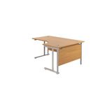 Jemini Rdl Rh Cantilever Desk N/Oak
