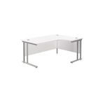 Jemini Rdl Rh Cantilever Desk White