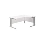 Jemini Rdl Rh Cantilever Desk White