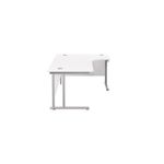 Jemini Rdl Rh Cantilever Desk White
