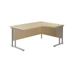 Jemini Rdl Rh Cantilever Desk Maple